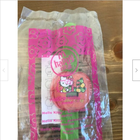 Hello Kitty 2008 McDonalds Happy Meal Apple Shaped Toy Watch Green Strap - Picture 1 of 2